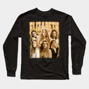 RETRO VINTAGE ELIZABETH OLSEN BOOTLEG STYLE Long Sleeve T-Shirt